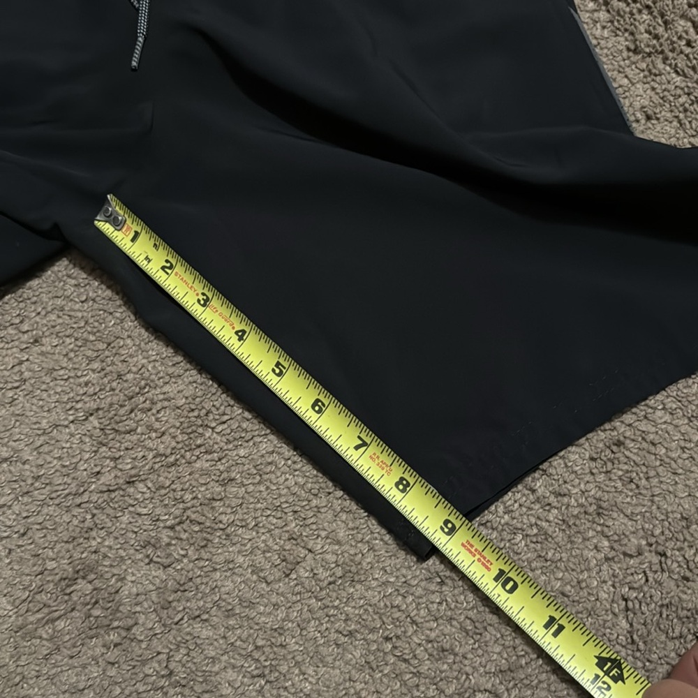 Men’s Sz S Nike Swim Trunks-Black with Gray Accents-Liner-Pockets-Drawstring - Picture 7 of 12